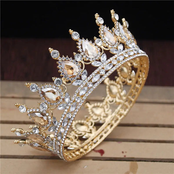 Elegant Vintage Tiara and Crown Hair Accessories for Women - Perfect for Weddings, Proms, and Parties